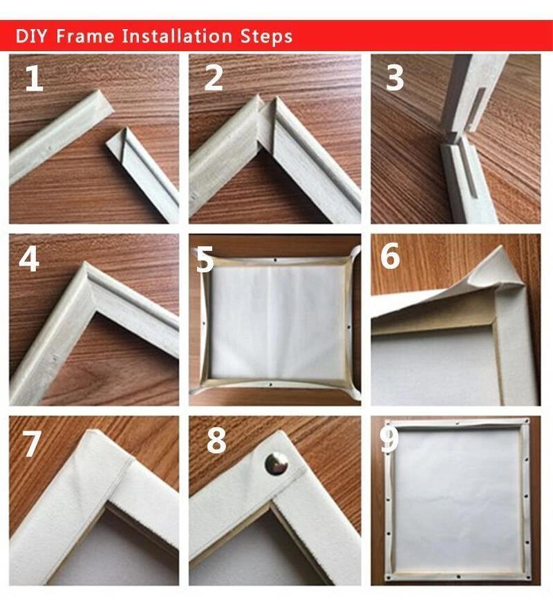 DIY Rahmen Holzkombination