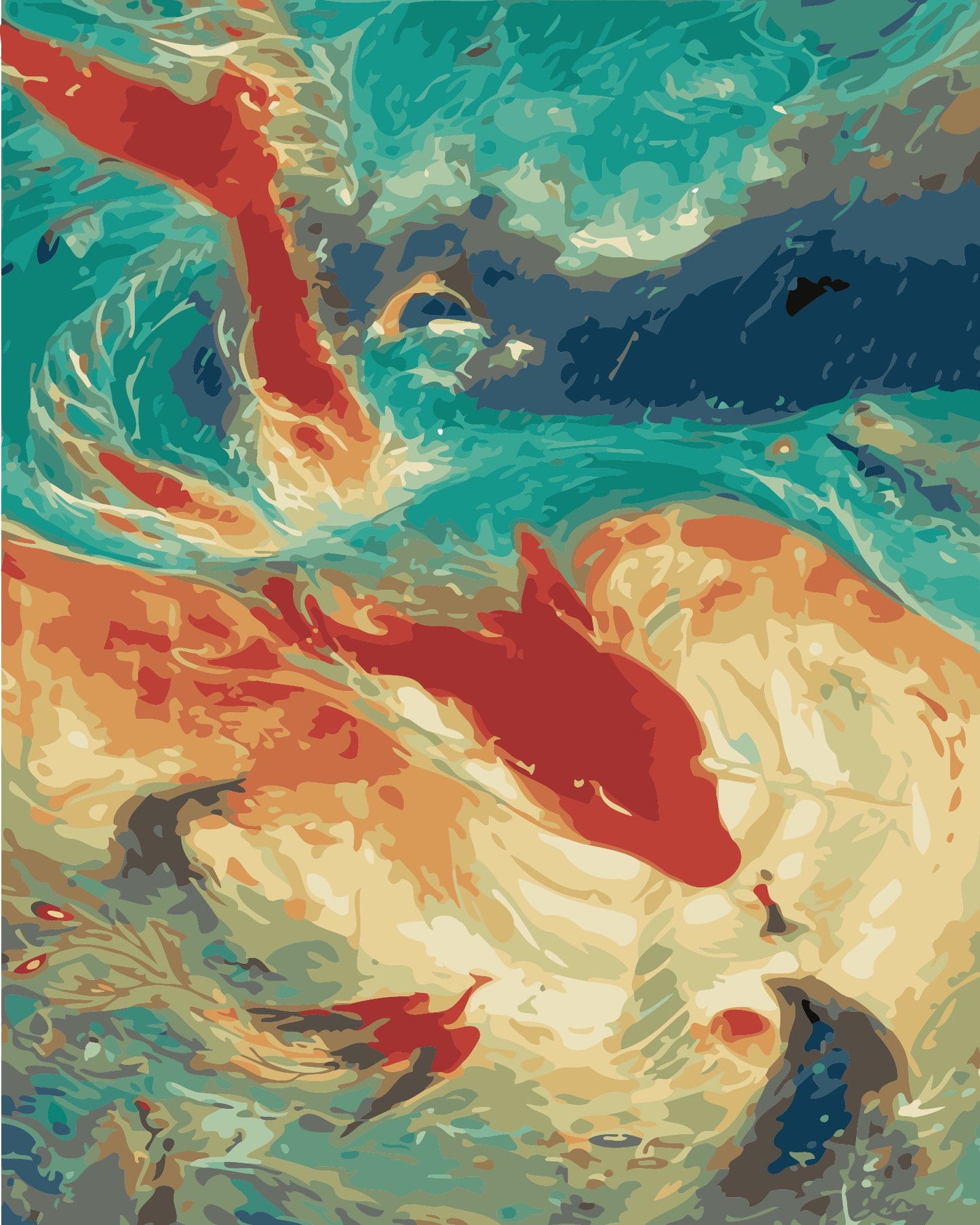 Beliebtes Muster Malen Nach Zahlen A118