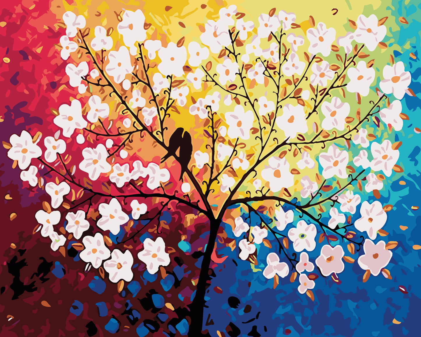 Baum Malen Nach Zahlen A462