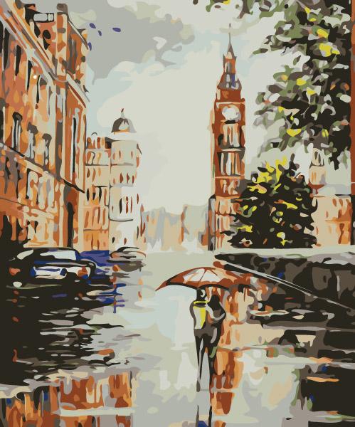 Landschaft Malen Nach Zahlen Für Erwachsene AN1898