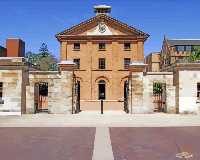 Stadt Malen nach Zahlen AUS5511