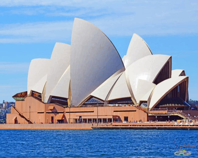 Stadt Malen nach Zahlen AUS5515