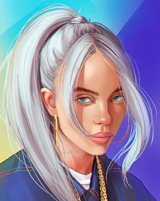 Porträt Malen nach Zahlen BE0513