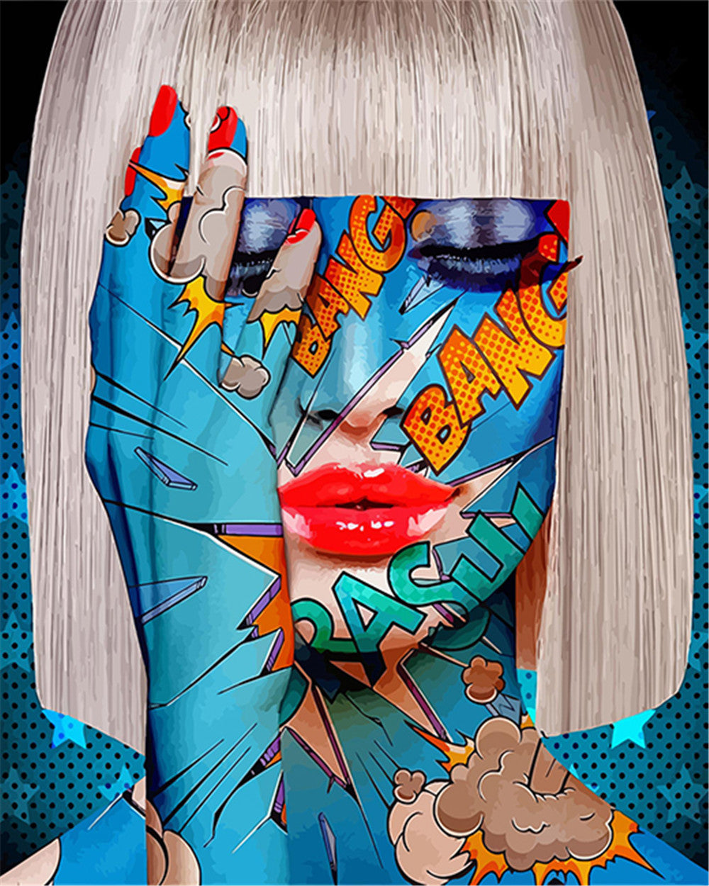 Porträt Malen nach Zahlen BR2006