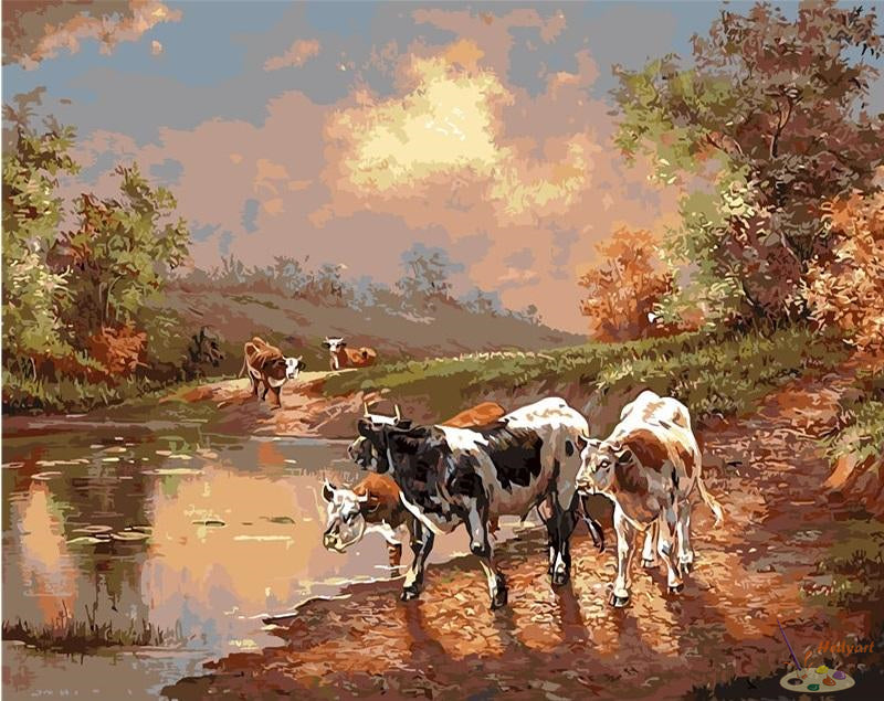 Tier Malen nach Zahlen CAB6725