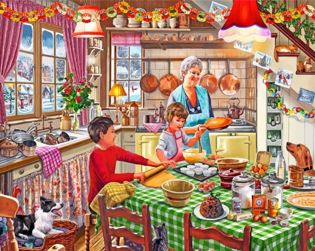 Stillleben Malen nach Zahlen CF1206