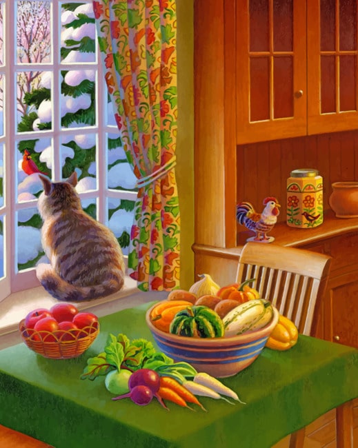 Stillleben Malen nach Zahlen CF1212