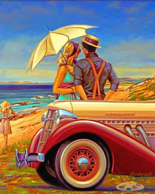 Liebe Malen nach Zahlen DQ15345