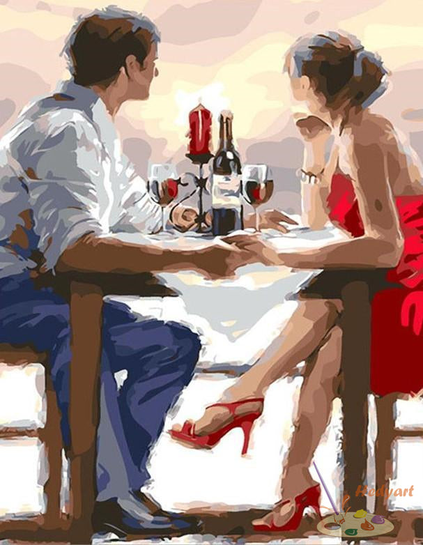 Liebe Malen nach Zahlen DQ39579