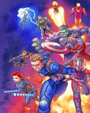 Movie Paint By Numbers Kits UK DQ51362