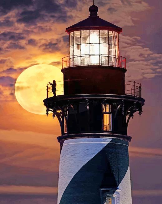 Meereslandschaft Malen nach Zahlen DT1215