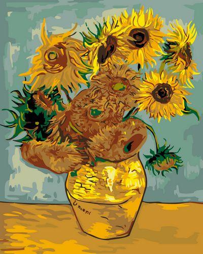 Blume Sonnenblume Malen Nach Zahlen Für Erwachsene GX081