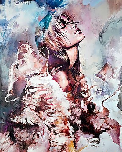 Porträt Malen nach Zahlen For Adult GX1864