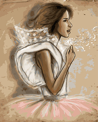 Porträt Malen nach Zahlen GX21005