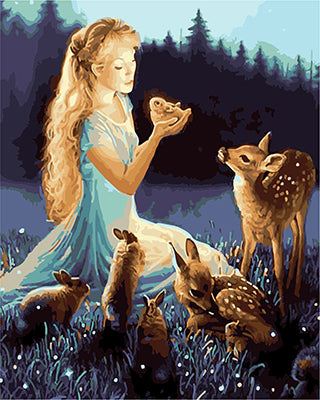 Porträt Malen nach Zahlen GX21020