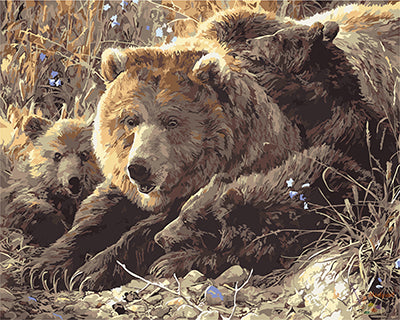 Tier Malen nach Zahlen GX21040