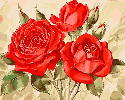 Blume Malen nach Zahlen GX21042