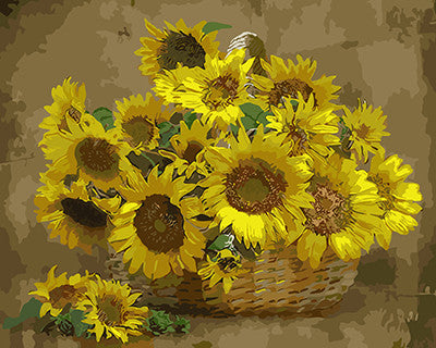 Blume Malen nach Zahlen GX21045