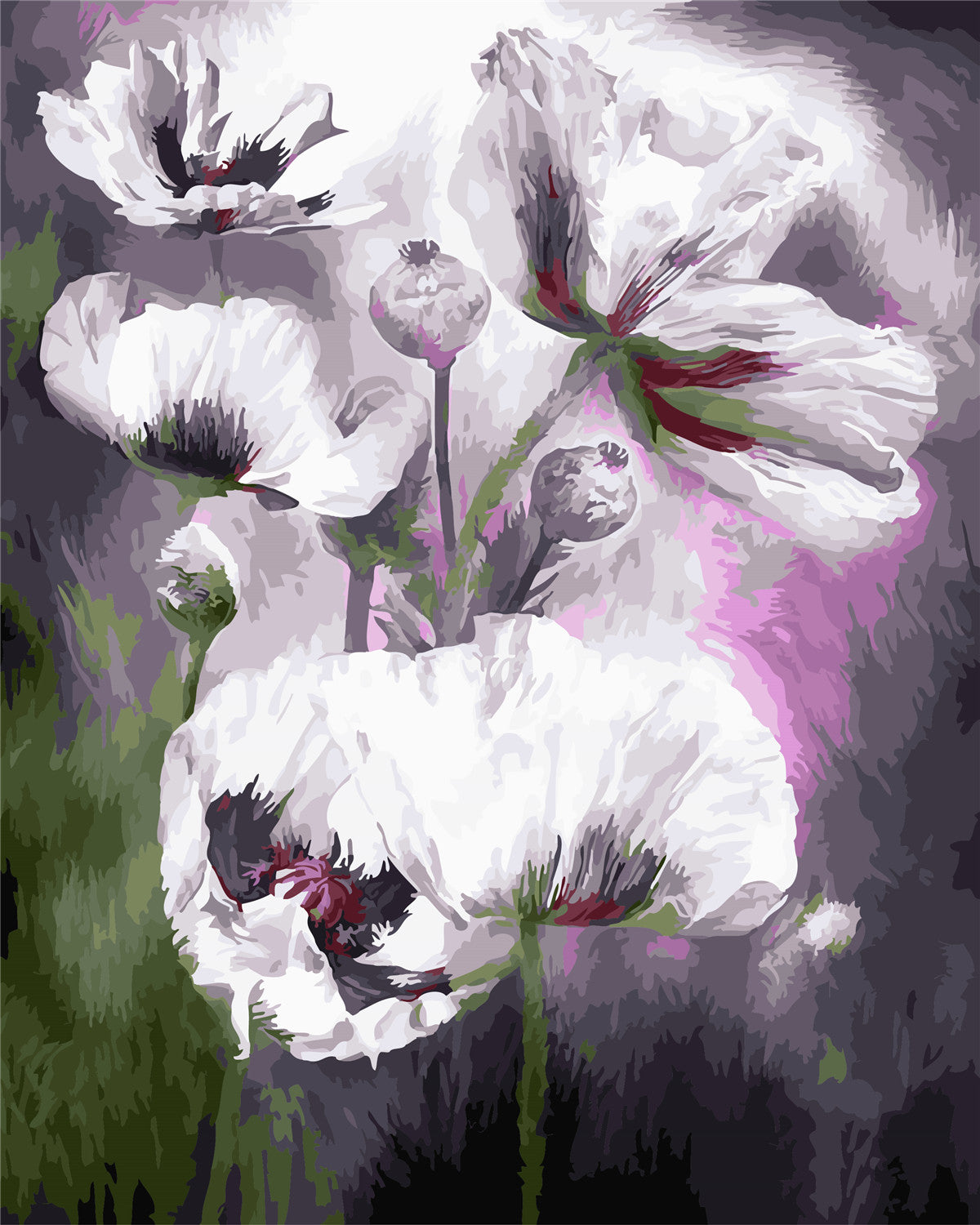 Blume Malen nach Zahlen GX21088