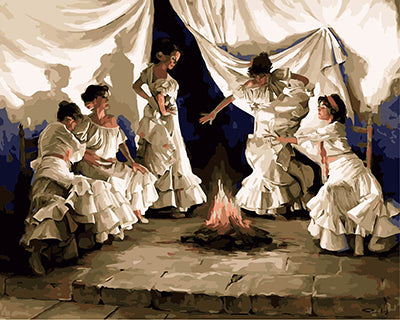 Porträt Malen nach Zahlen GX21111