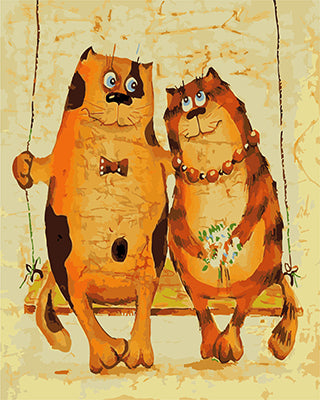 Cartoon Malen nach Zahlen GX21138