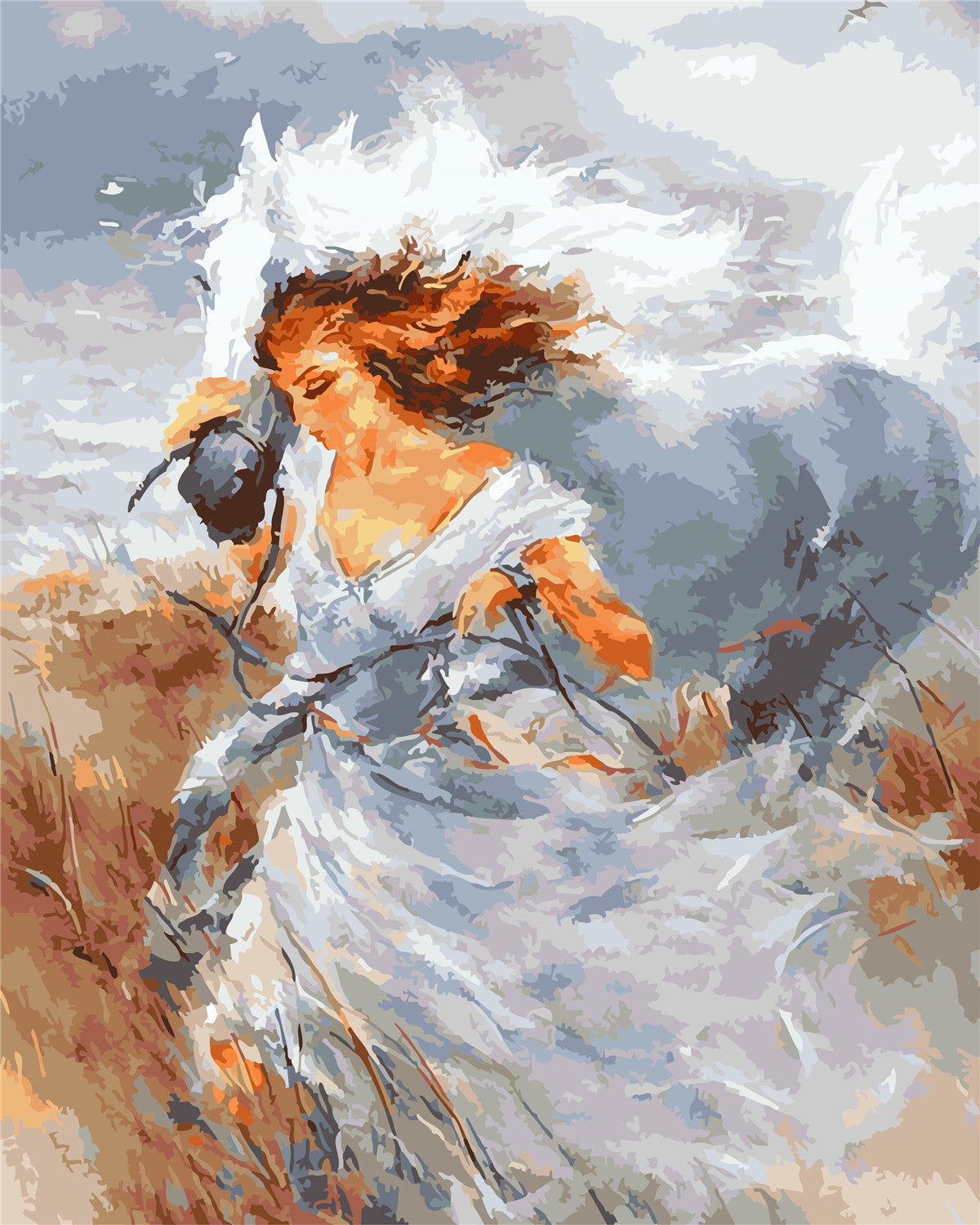 Porträt Malen nach Zahlen GX21156