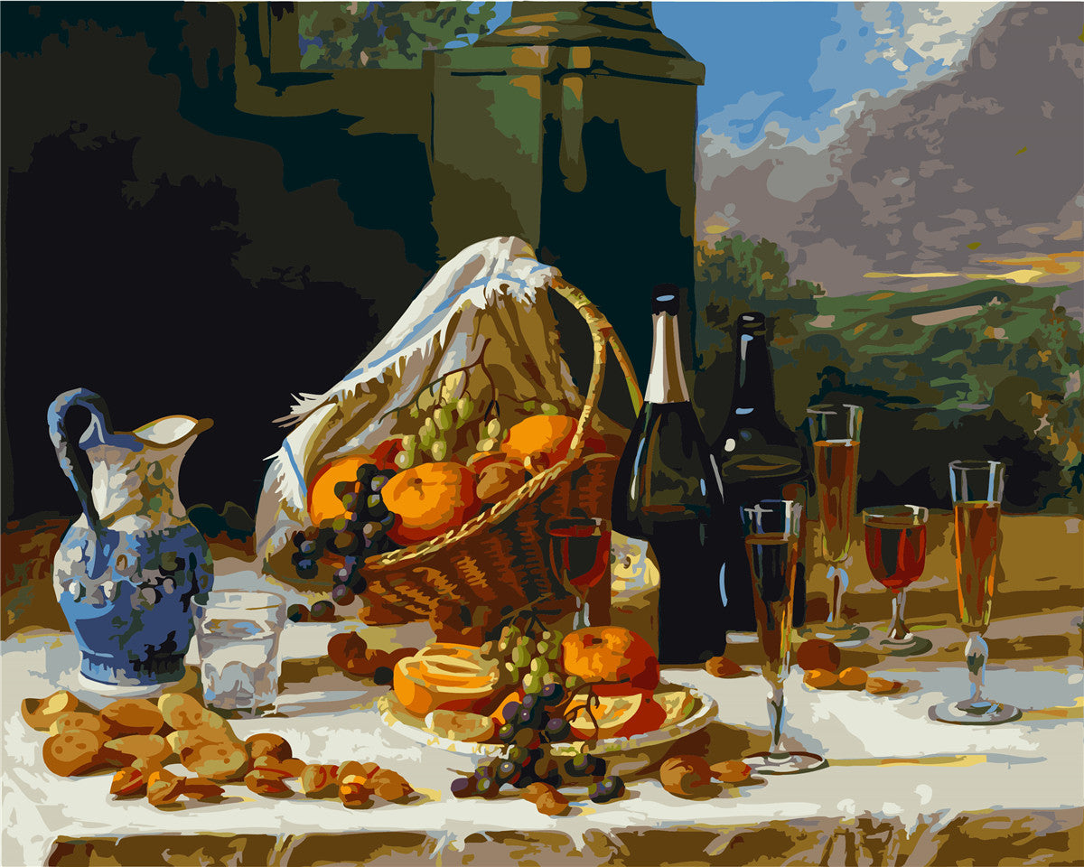 Stillleben Malen nach Zahlen GX21167