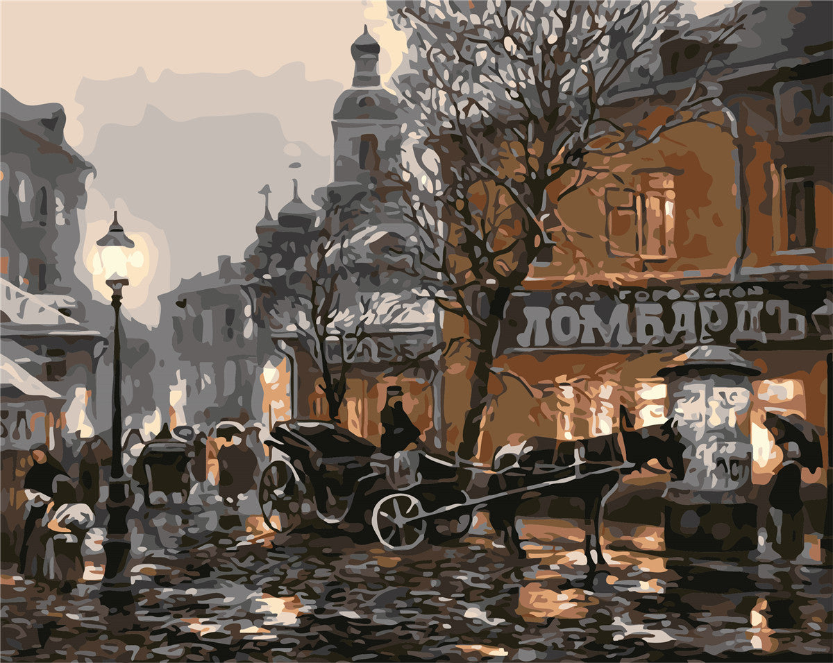 Stadt Malen nach Zahlen GX21168