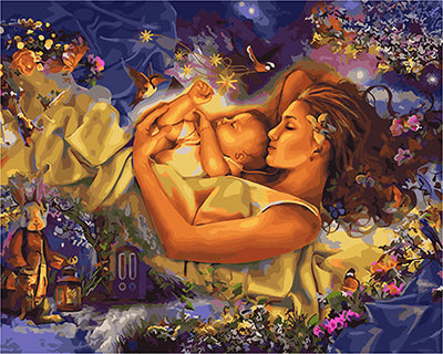 Porträt Malen nach Zahlen GX21183