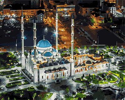 Stadt Malen nach Zahlen GX21191