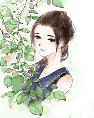 Porträt Malen nach Zahlen GX21207