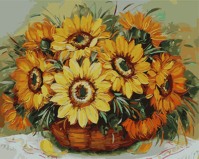 Blume Malen nach Zahlen GX21233