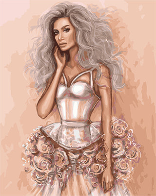 Porträt Malen nach Zahlen GX21272