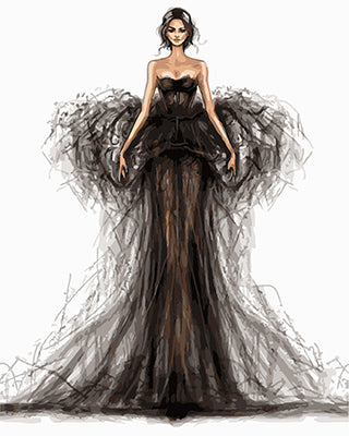 Porträt Malen nach Zahlen GX21273