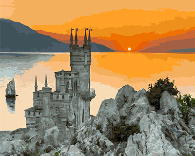 Stadt Malen nach Zahlen GX21292