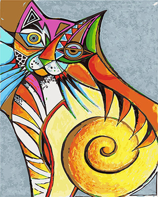 Hund & Katze Malen nach Zahlen GX21305