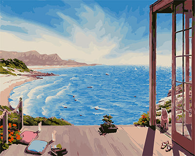 Meereslandschaft Malen nach Zahlen GX21306