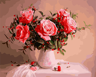 Blume Malen nach Zahlen GX21315