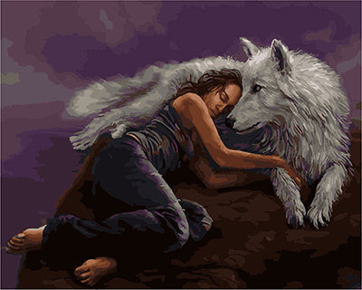 Porträt Malen nach Zahlen GX21317