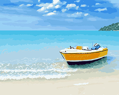 Meereslandschaft Malen nach Zahlen GX21350