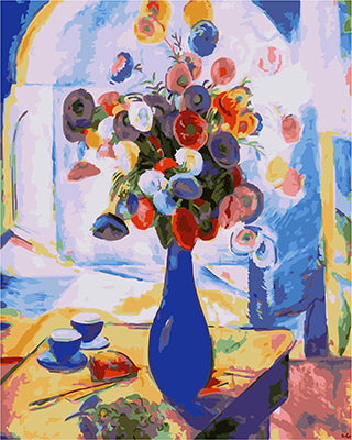 Blume Malen nach Zahlen GX21392