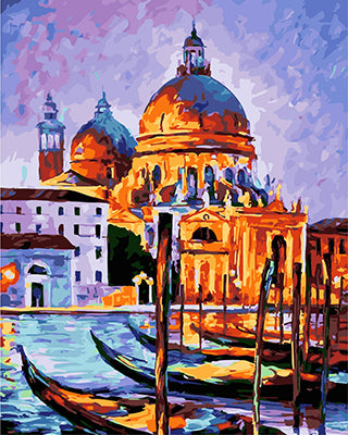 Stadt Malen nach Zahlen GX21411