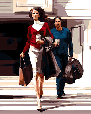 Porträt Malen nach Zahlen GX21414