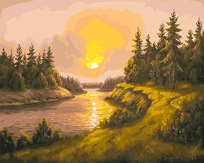 Landschaft Malen nach Zahlen GX21428