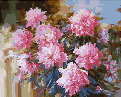 Blume Malen nach Zahlen GX21435