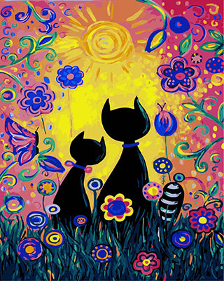 Cartoon Malen nach Zahlen GX21439