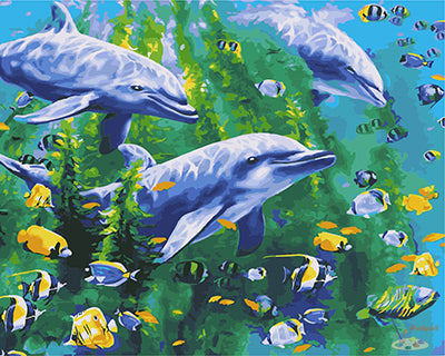 Tier Malen nach Zahlen GX21547