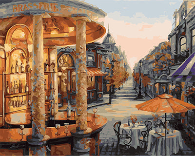 Stadt Malen nach Zahlen GX21548