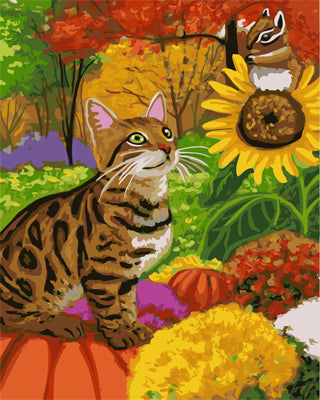 Hund & Katze Malen nach Zahlen GX21584