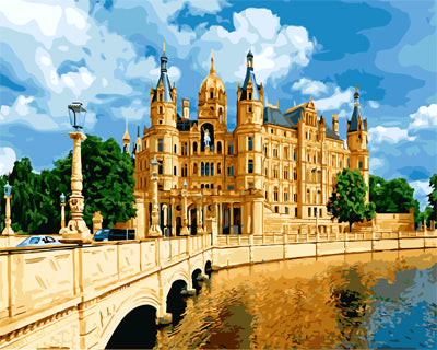 Stadt Malen nach Zahlen GX21613